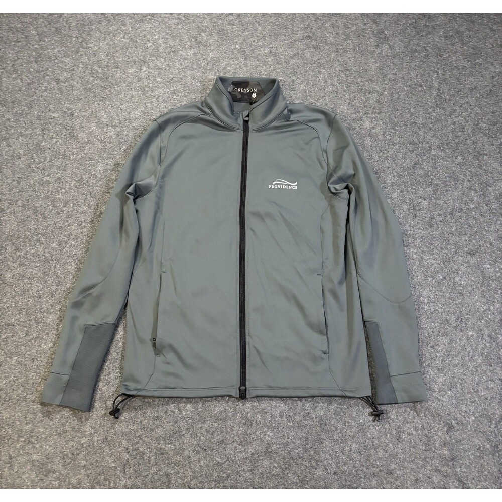 Greyson Jacket Men's Sz Small Sequoia Golf Full Zip Lightweight Embroidery